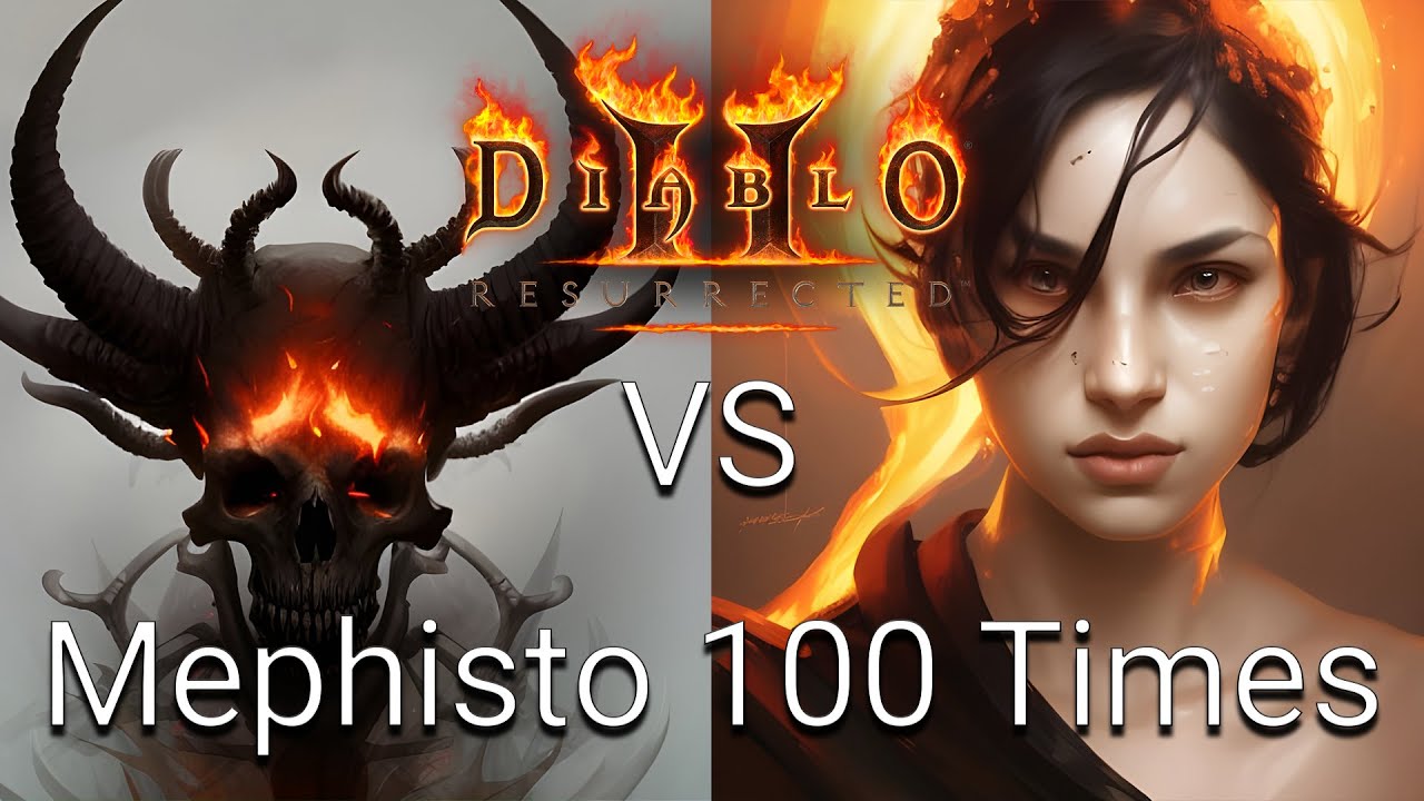 D2R Killing Mephisto 100 Times (Normal)