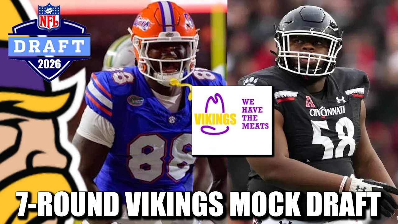 7-Round Vikings Mock Draft: WE HAVE THE MEATS