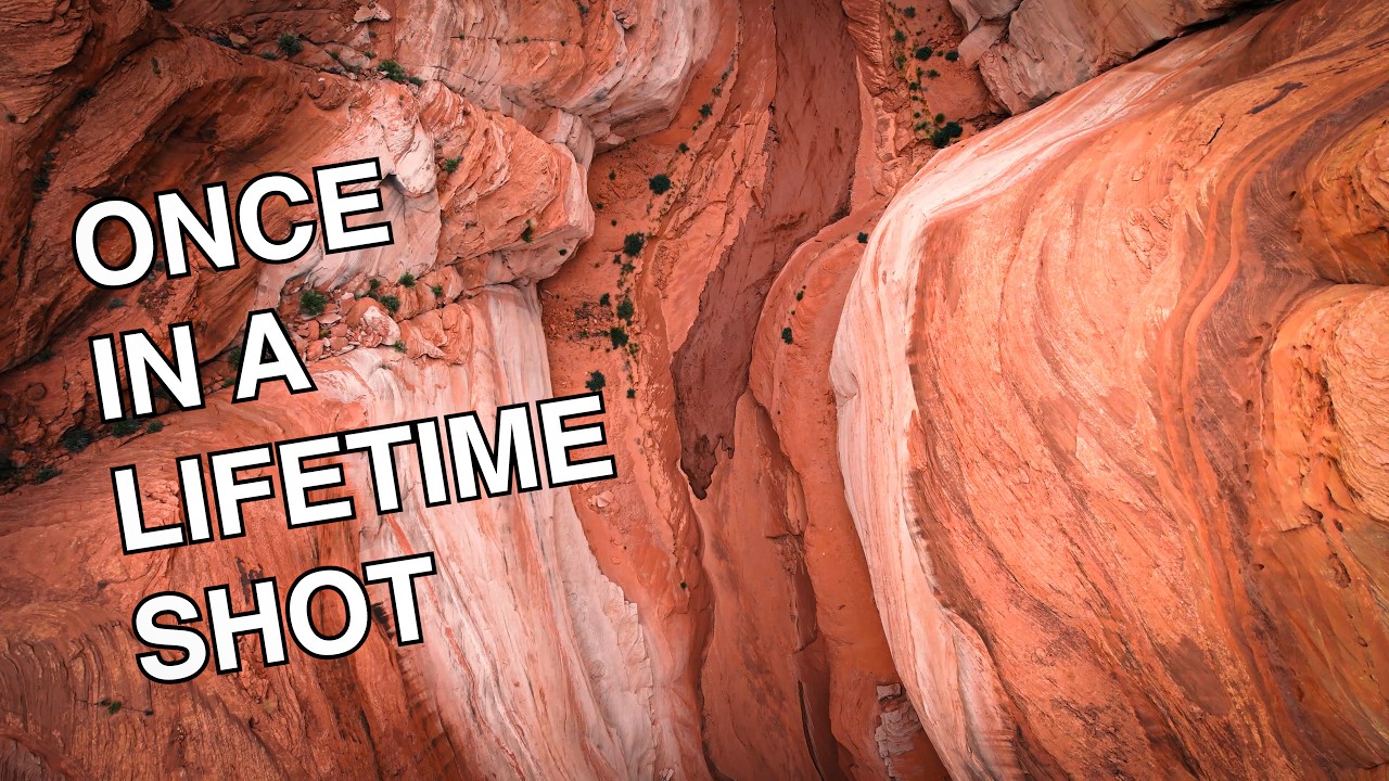 Right place, right time: flash flood into a slot canyon