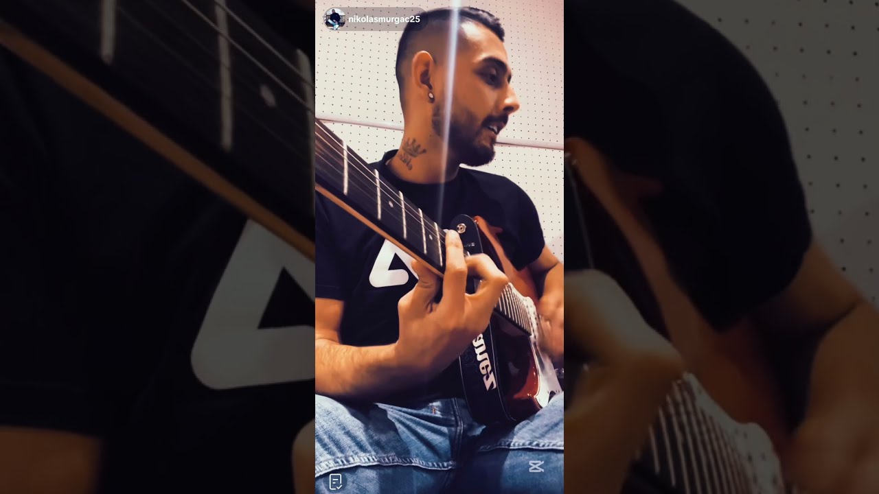 Nikolas Murgač🎸 a jeho triky na gitare👌🔥 Recording🎵 v studiu👌 2025🎼