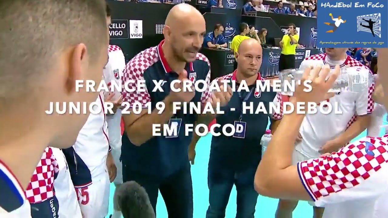 FRANÇA X CROACIA JOGO DE HANDEBOL FINAL DO MUNDIAL DE HANDEBOL JUNIOR MASCULINO 2019 FINAL MATCH