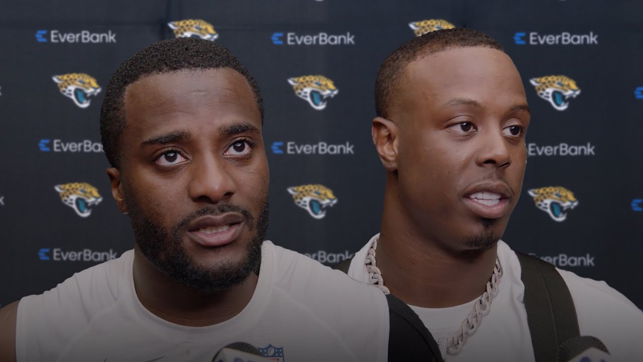 Jourdan Lewis & Travis Etienne Discuss Performance vs. Panthers in Week 1 | Jacksonville Jaguars