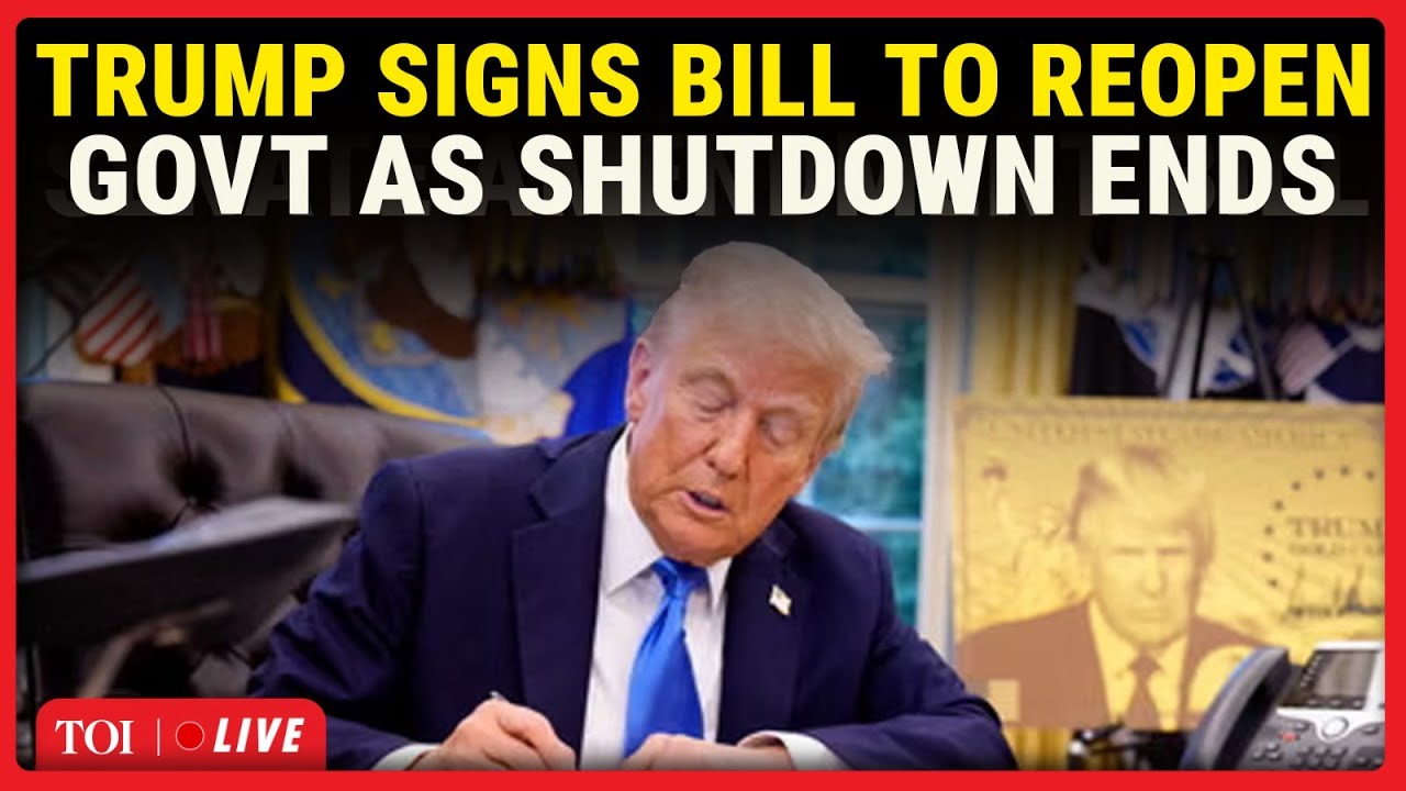 US Shutdown Ends LIVE | Trump Signs &lsquo;Compromise&rsquo; Bill After Congress Shocks Dems