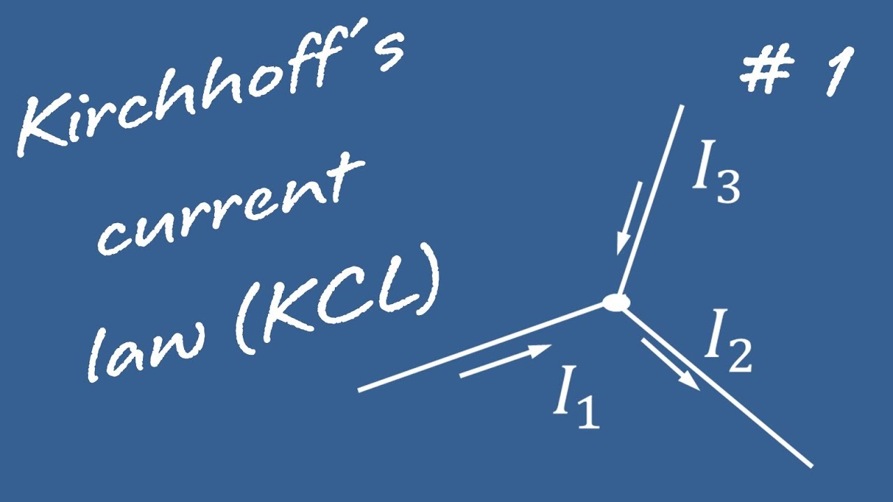Kirchhoff's current law (KCL) [Derivation from Maxwell's Equations]