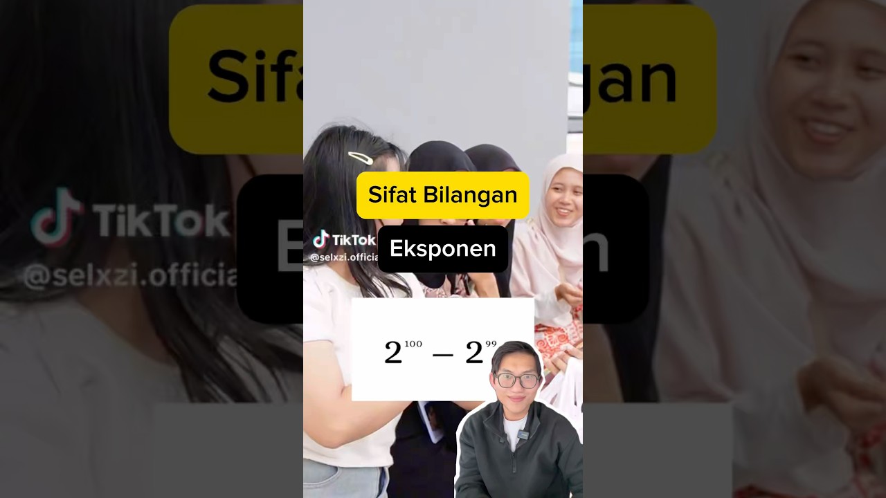 Siapa disini yang baru tau cara hitung eksponen? #belajarsemenit #itb #edukasi #STEM #matematika