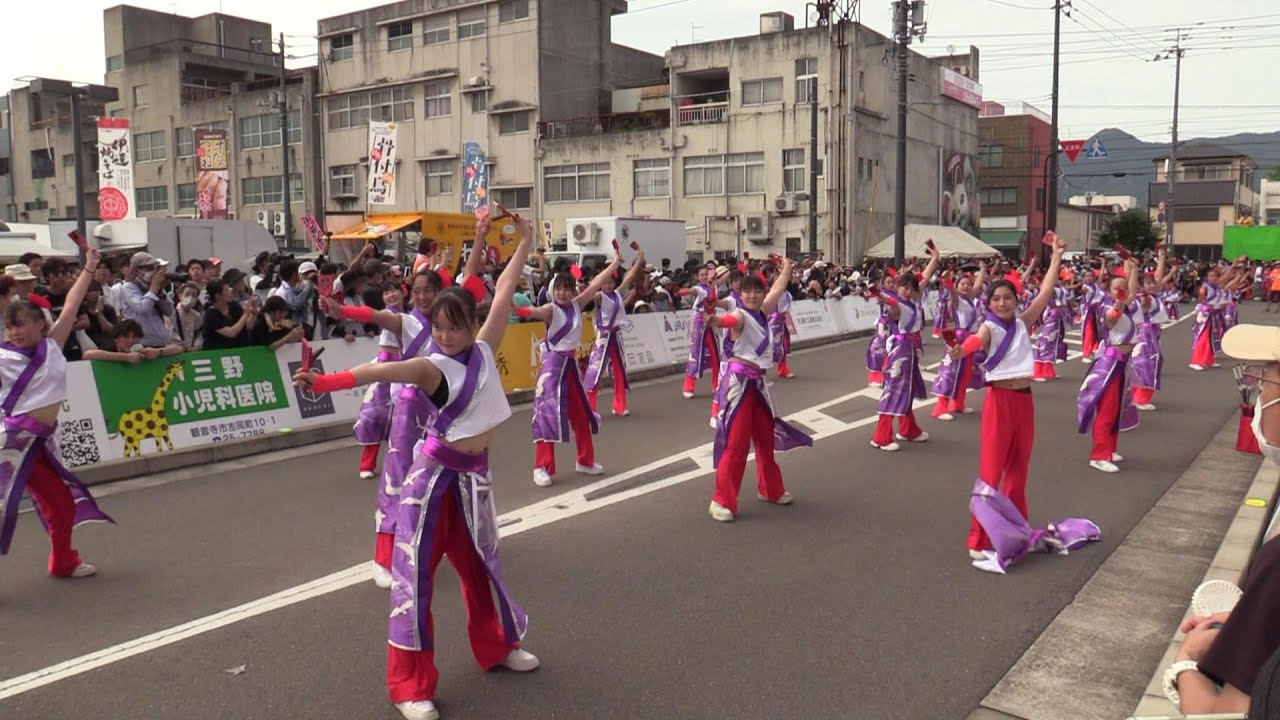 新・もみさんぽ　銭形まつり（ミッキー新体操クラブ連）【香川県観音寺市】（令和5年・2023）