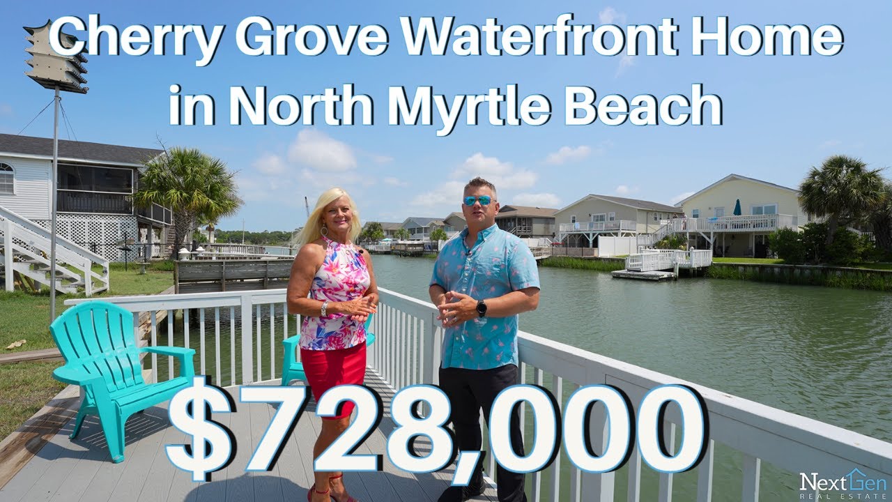 Inside this Cherry Grove Beach Waterfront Canal Home | $728,000 | North Myrtle Beach SC
