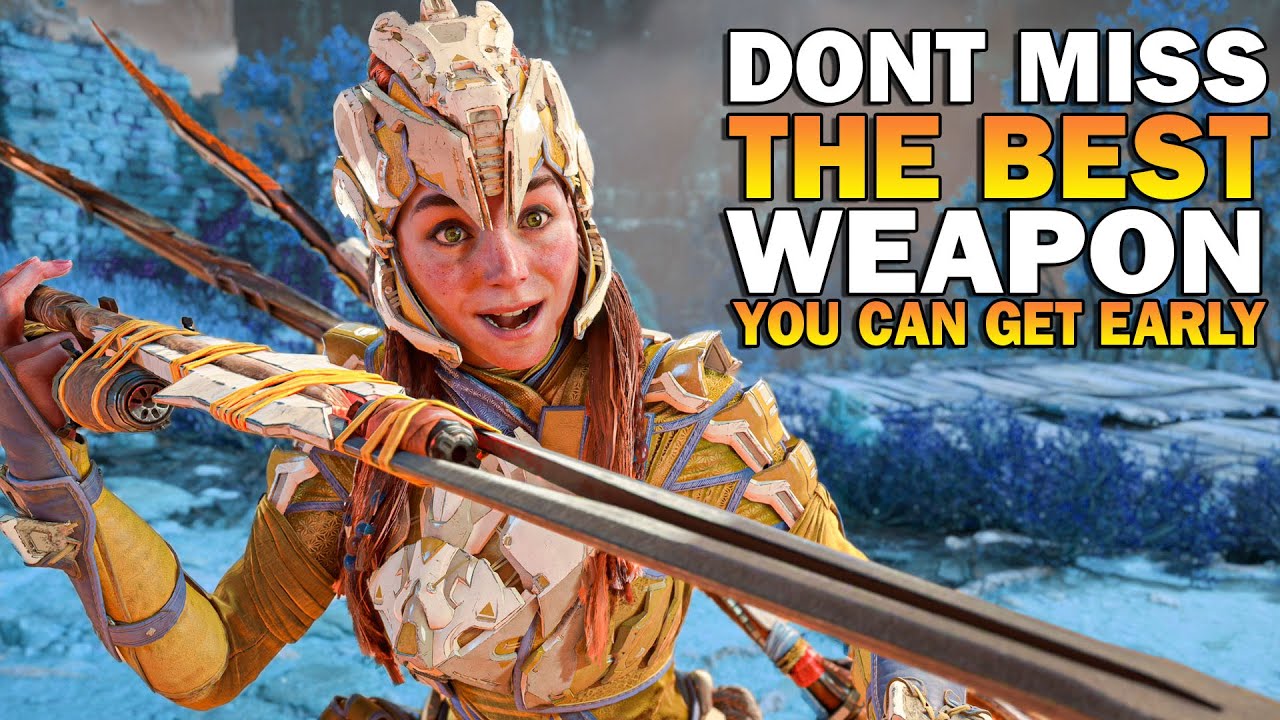 Не пропустите ЛУЧШЕЕ оружие, которое вы можете получить РАНЬШЕ в Horizon Forbidden West