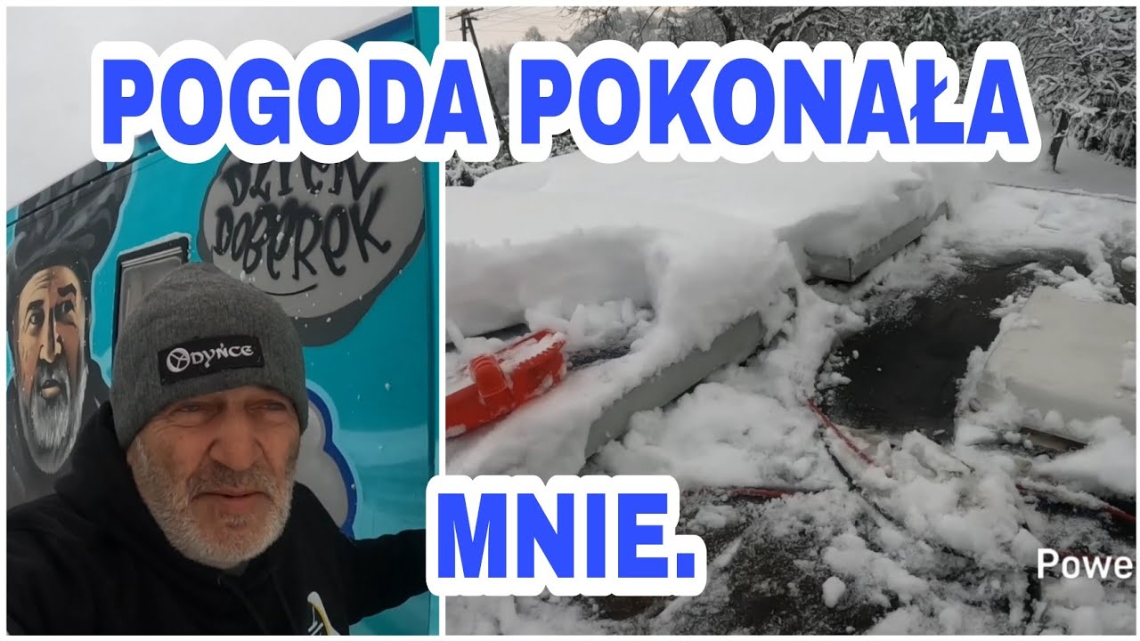 Koniec wycieczki, śnieg ❄️i mr&oacute;z zmusiły mnie do zakończenia objazdu Polski wzdłuż granic.