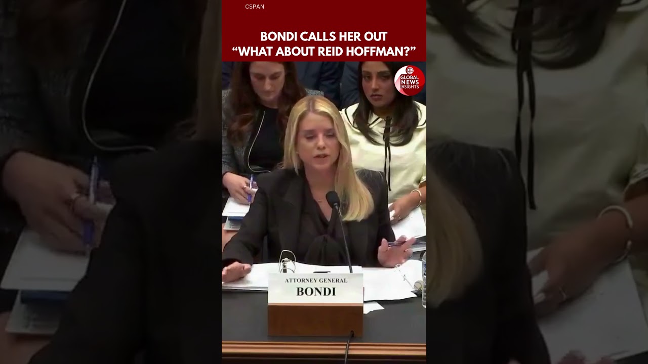 Pam Bondi Clashes With Zoe Lofgren, Questions Reid Hoffman Donations in Heated Hearing
