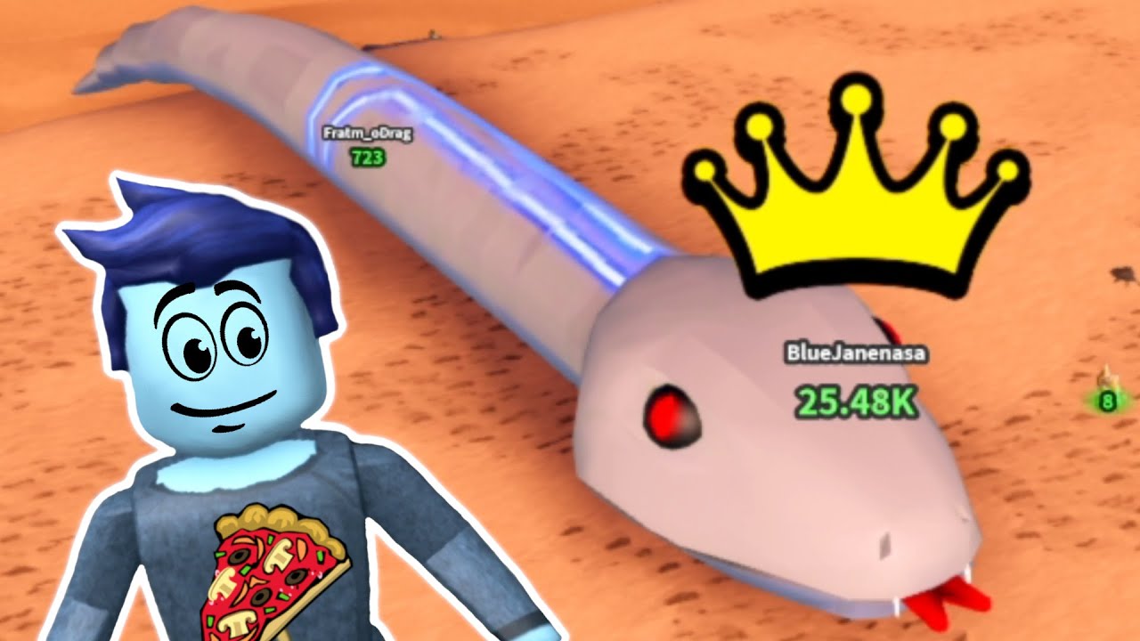 Symulator Węża w ROBLOX Po Polsku! 😅 BlueJane Gra w Be a Snake! Jestem wężem!