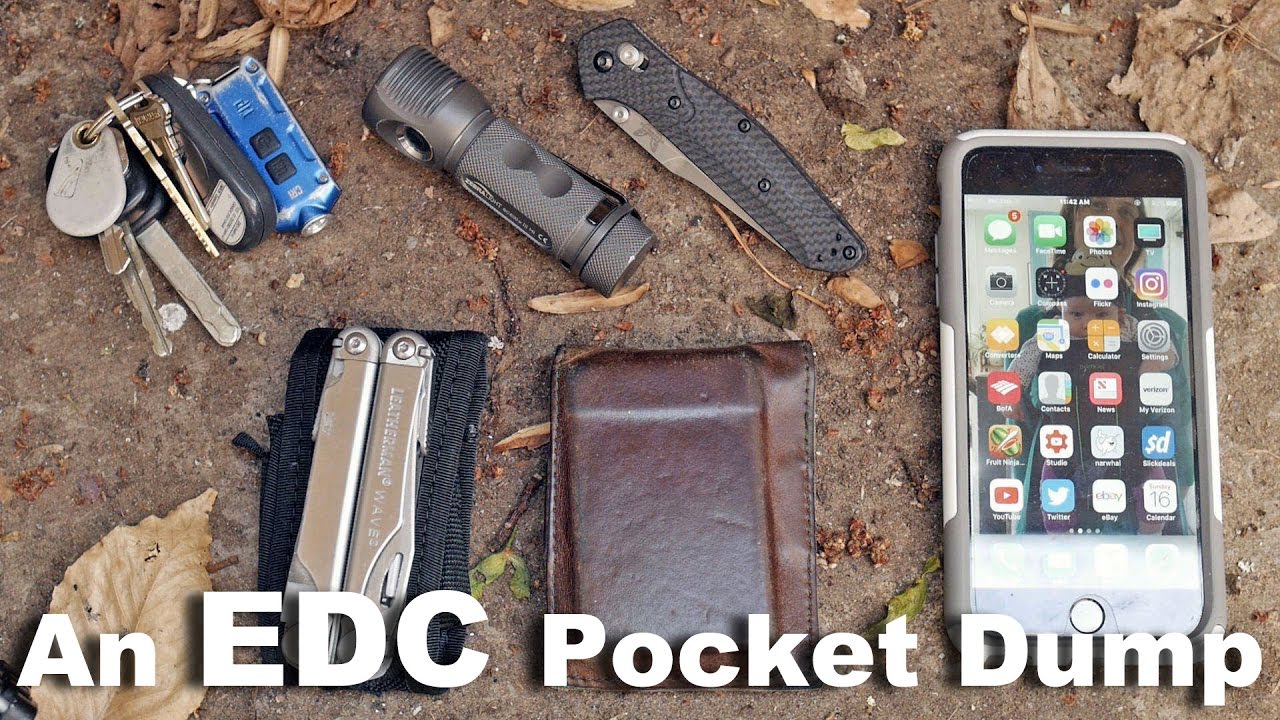 EDC Pocket Dump or The Things I Every Day Carry