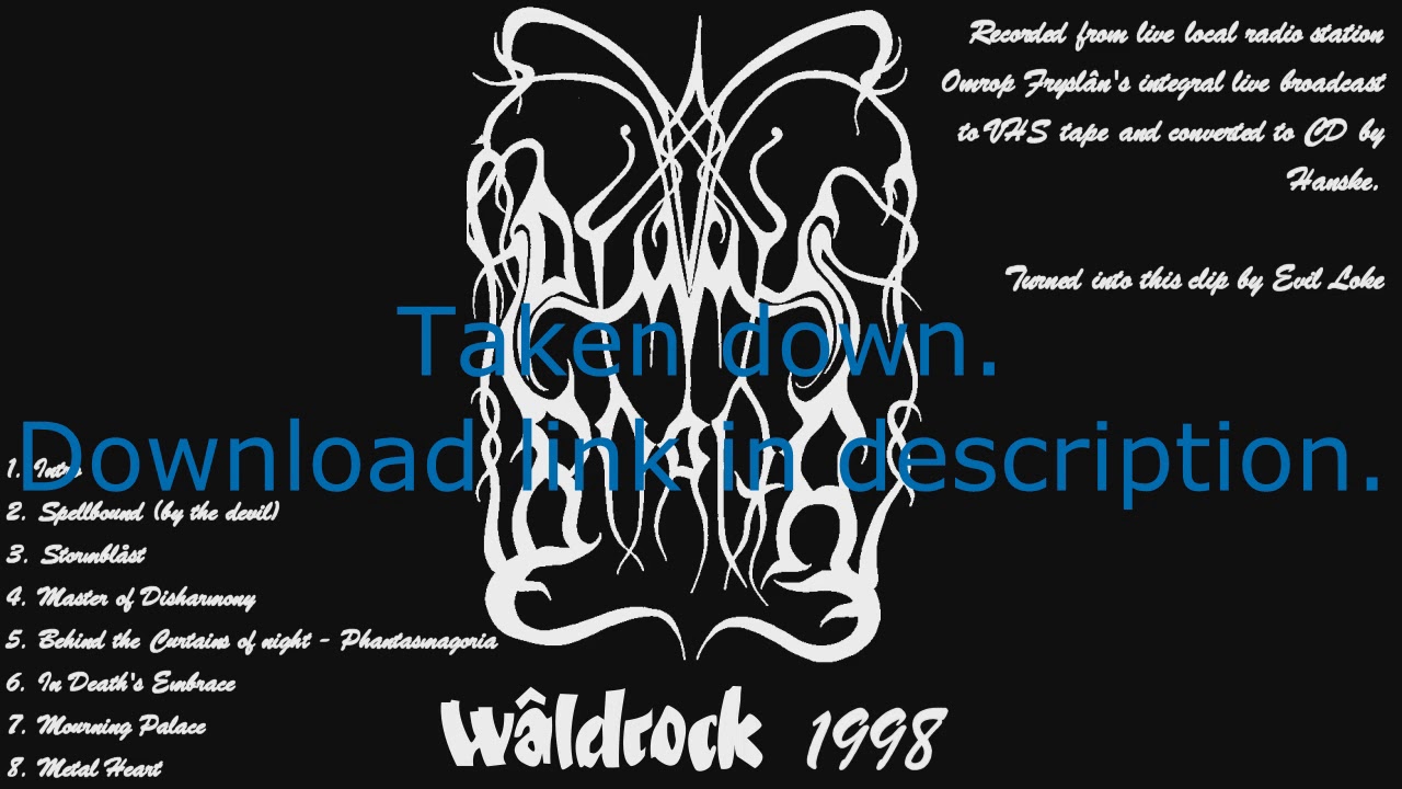 Dimmu Borgir   Waldrock Festival, Burgum, Holland 27 06 1998 Soundboard recording