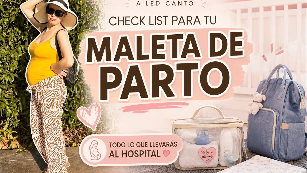 Hospital Bags for New Moms (Preparación de bulto para el hospital, madres primerizas)