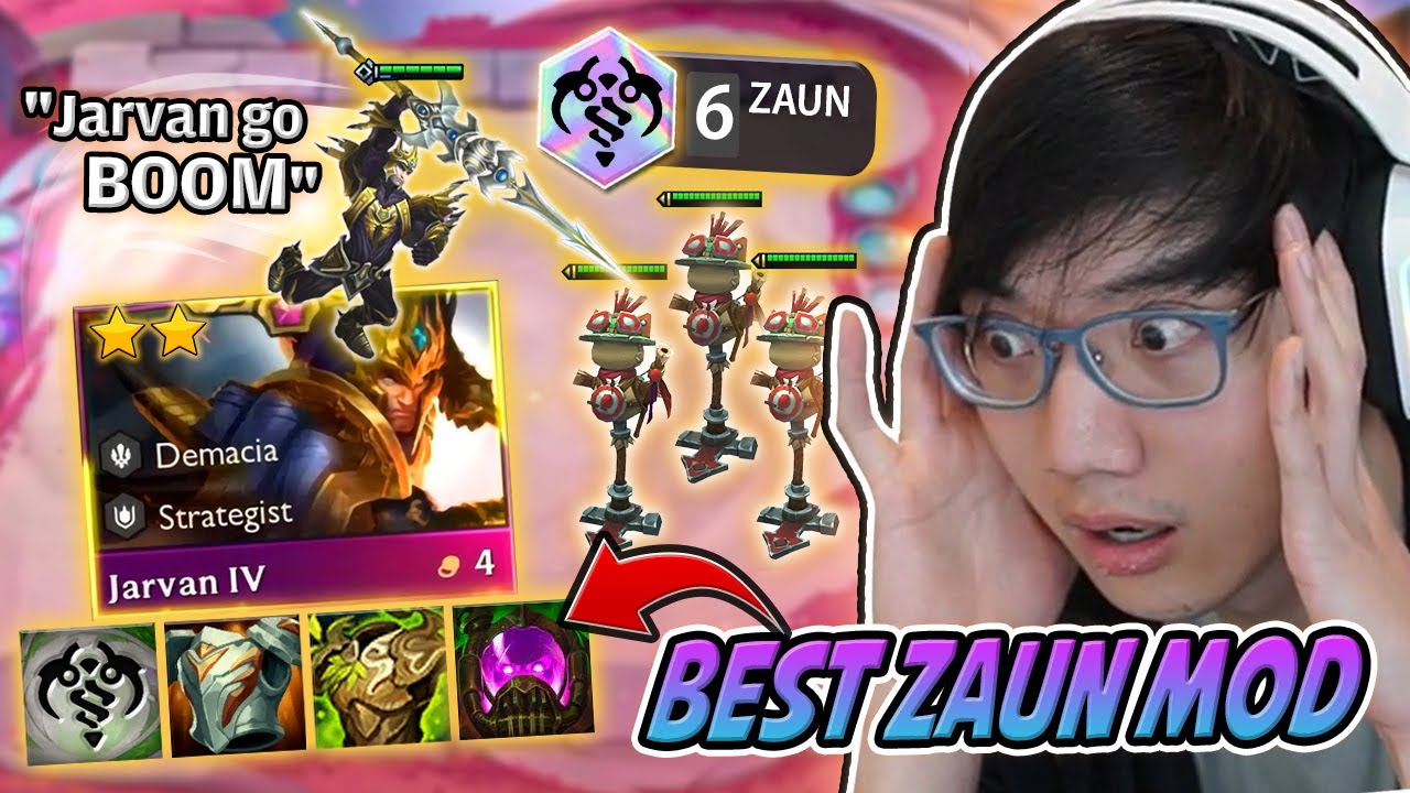 The Perfect 6 Zaun Modded Jarvan Combo