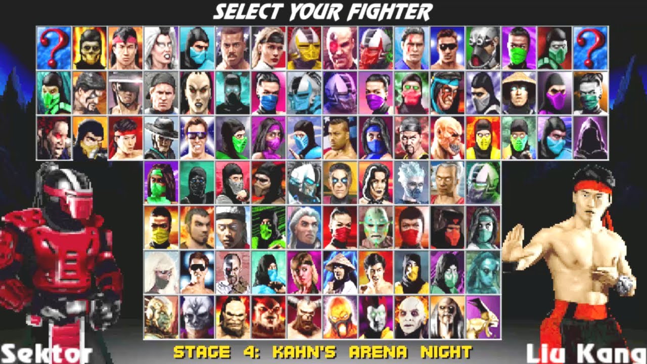 Sektor VS Liu Kang Mortal Kombat Mod Fustini Definitive