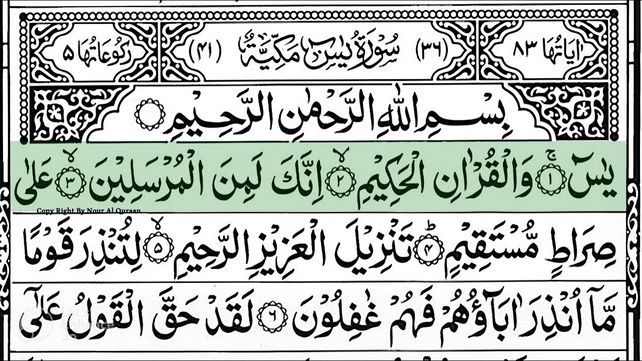 Surah Yaseen Surah Ar Rahman | Best Quran Recitation | Surah Yasin Tilawat | Episode_001