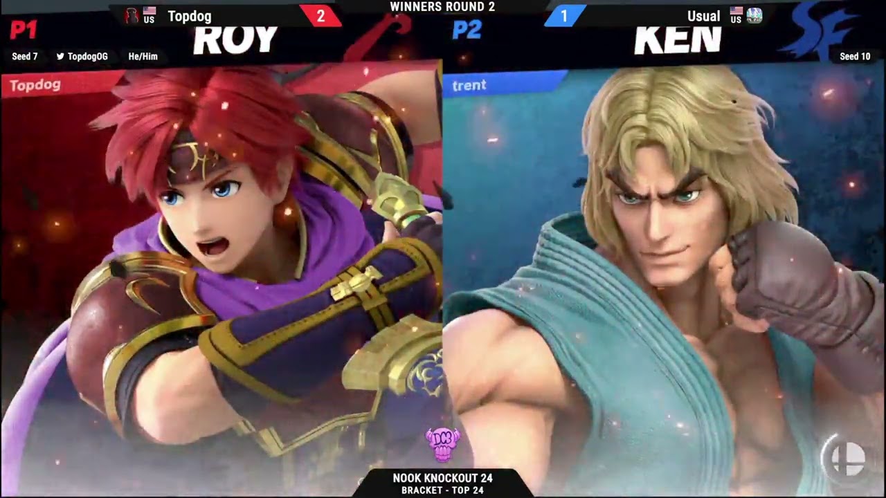 Nook Knockout 24 WR2 Topdog vs Usual