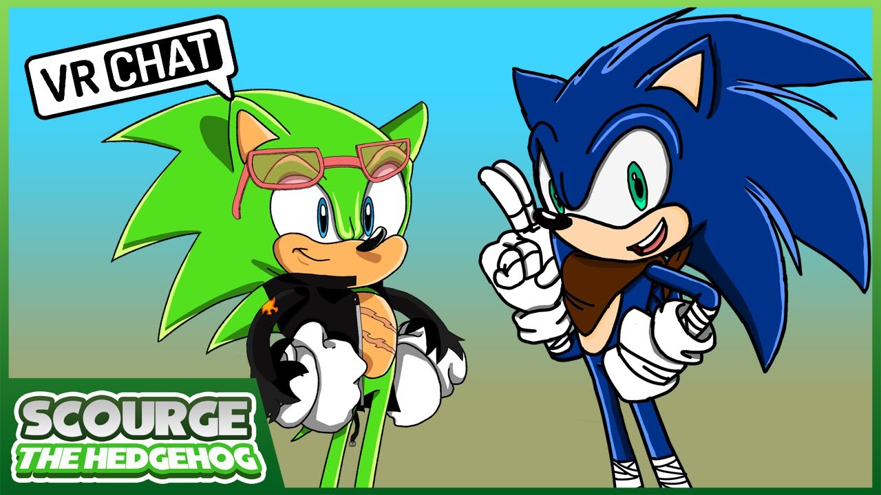 Scourge встречает Boom Sonic и Sticks The Badger (VR CHAT)