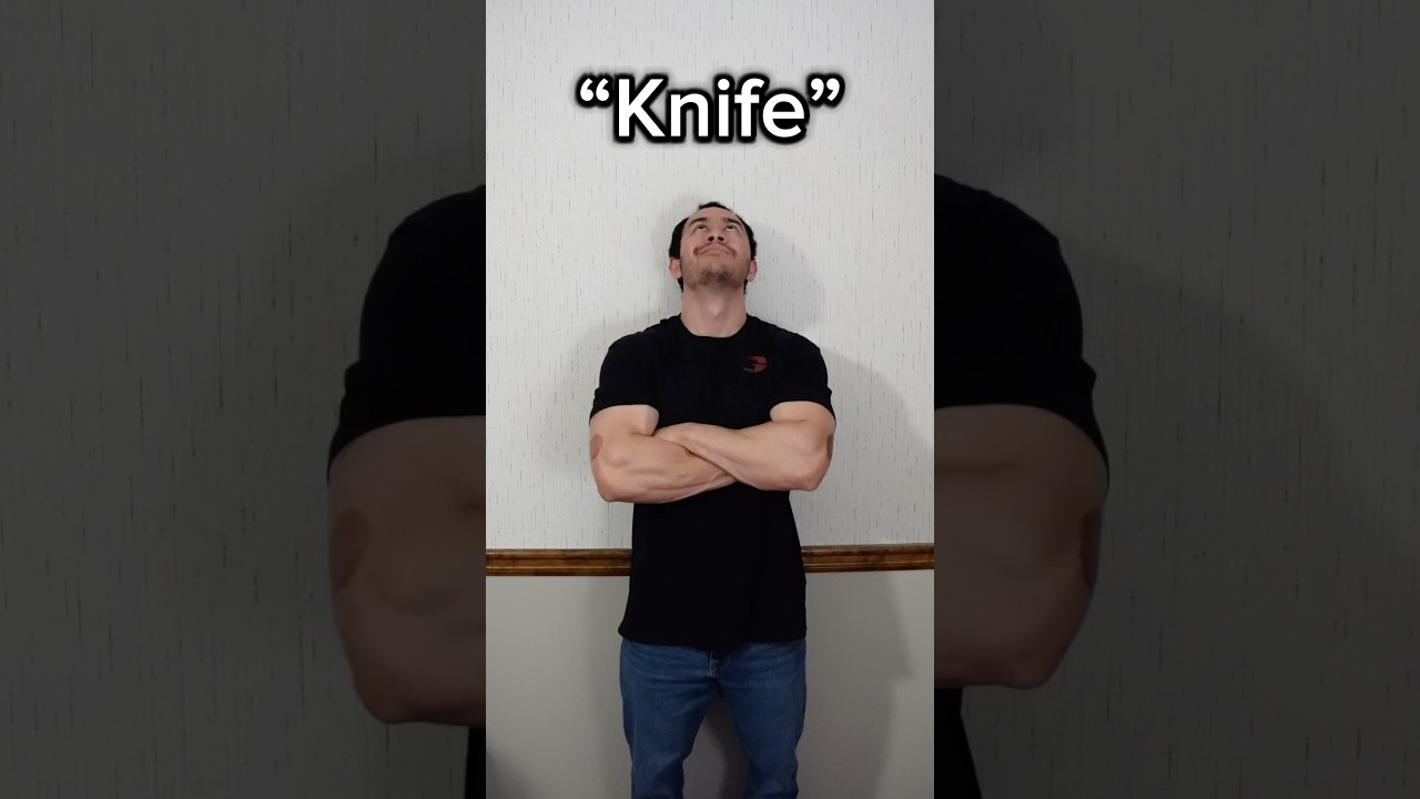 Learn ASL “Knife” 