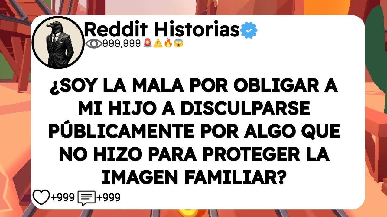 ¿SOY LA MALA POR OBLIGAR A MI HIJO A DISCULPARSE PÚBLICAMENTE POR ALGO QUE NO HIZO PARA PROTEGER LA