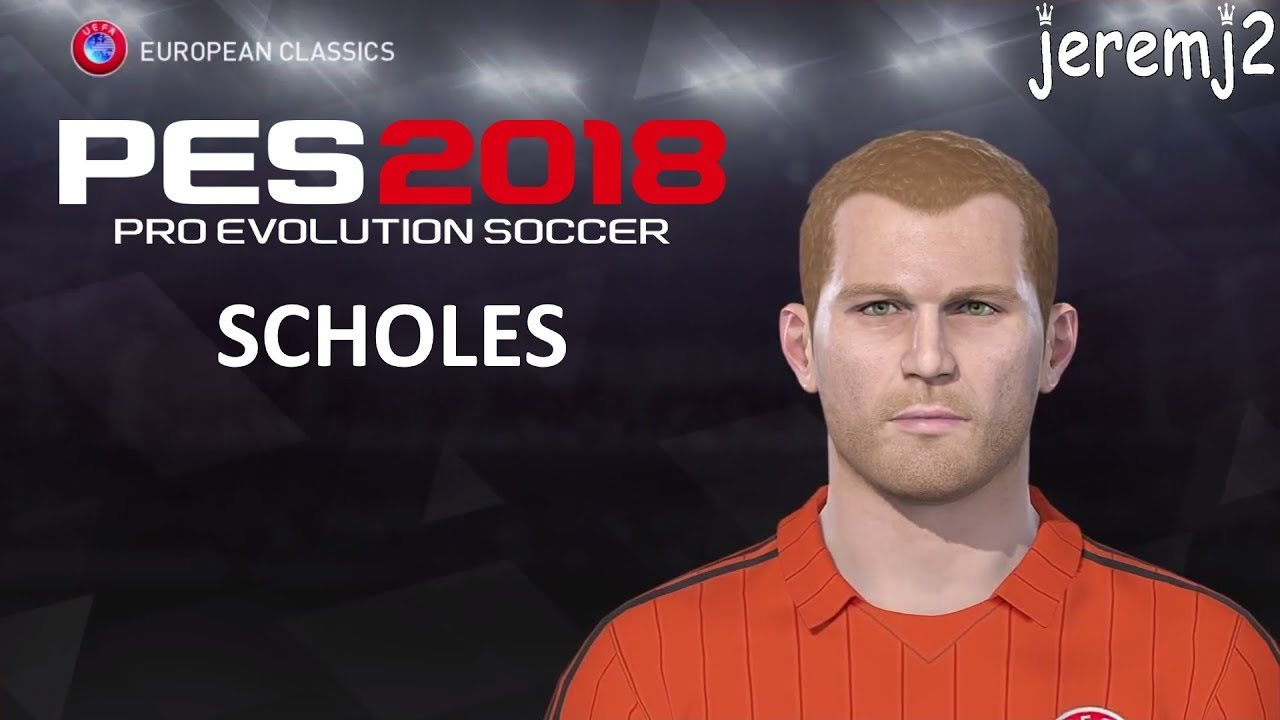 SCHOLES FACE EDIT PES 2018 (european classics)