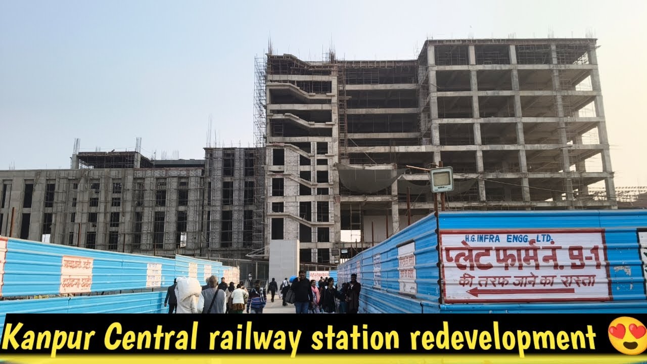 Kanpur Central railway station redevelopment 😍 | Modern transformation of kanpur railway station 