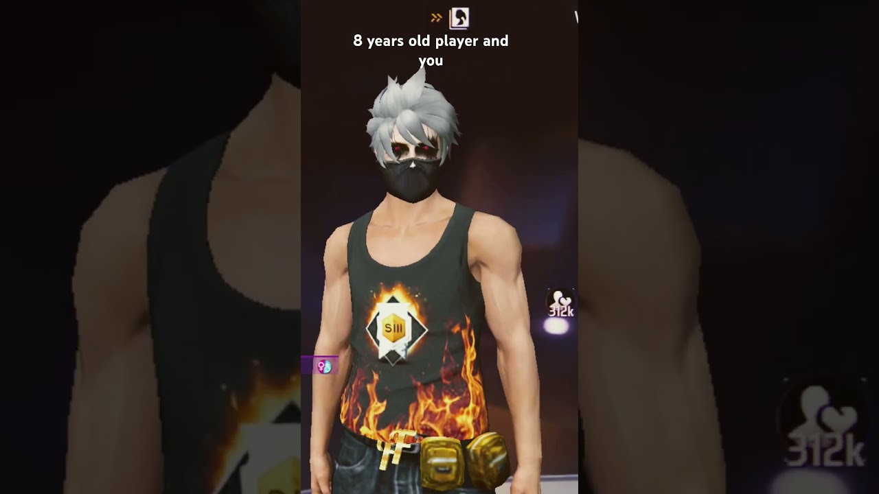 8 years old player and you comment your uid #freefire #phonkmusic #freefireshorts #goviral