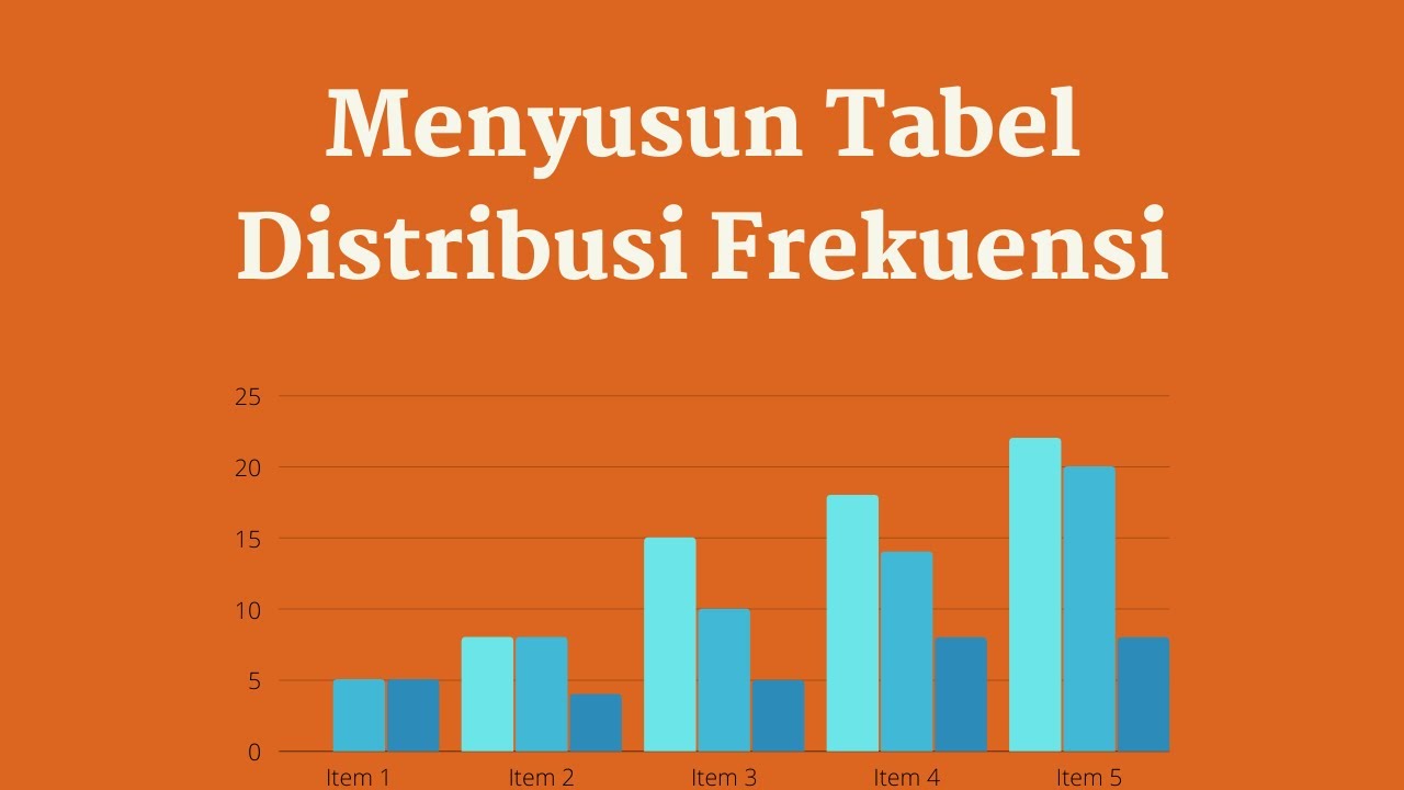 Cara mudah menyusun tabel distribusi frekuensi dengan mudah menggunakan excel | Statistik 2022