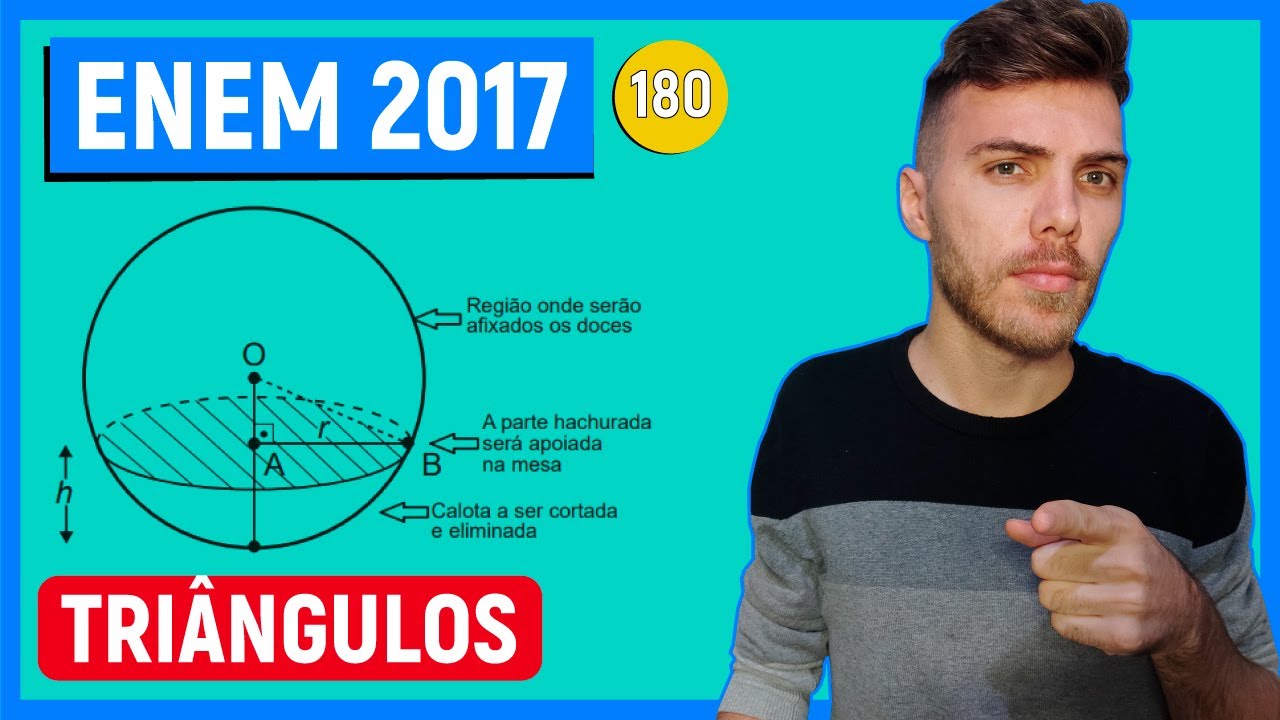 🛑CIRCUNFERÊNCIA- 180 Enem 2017 -Para decorar uma mesa de festa infantil, um chefe de cozinha usará