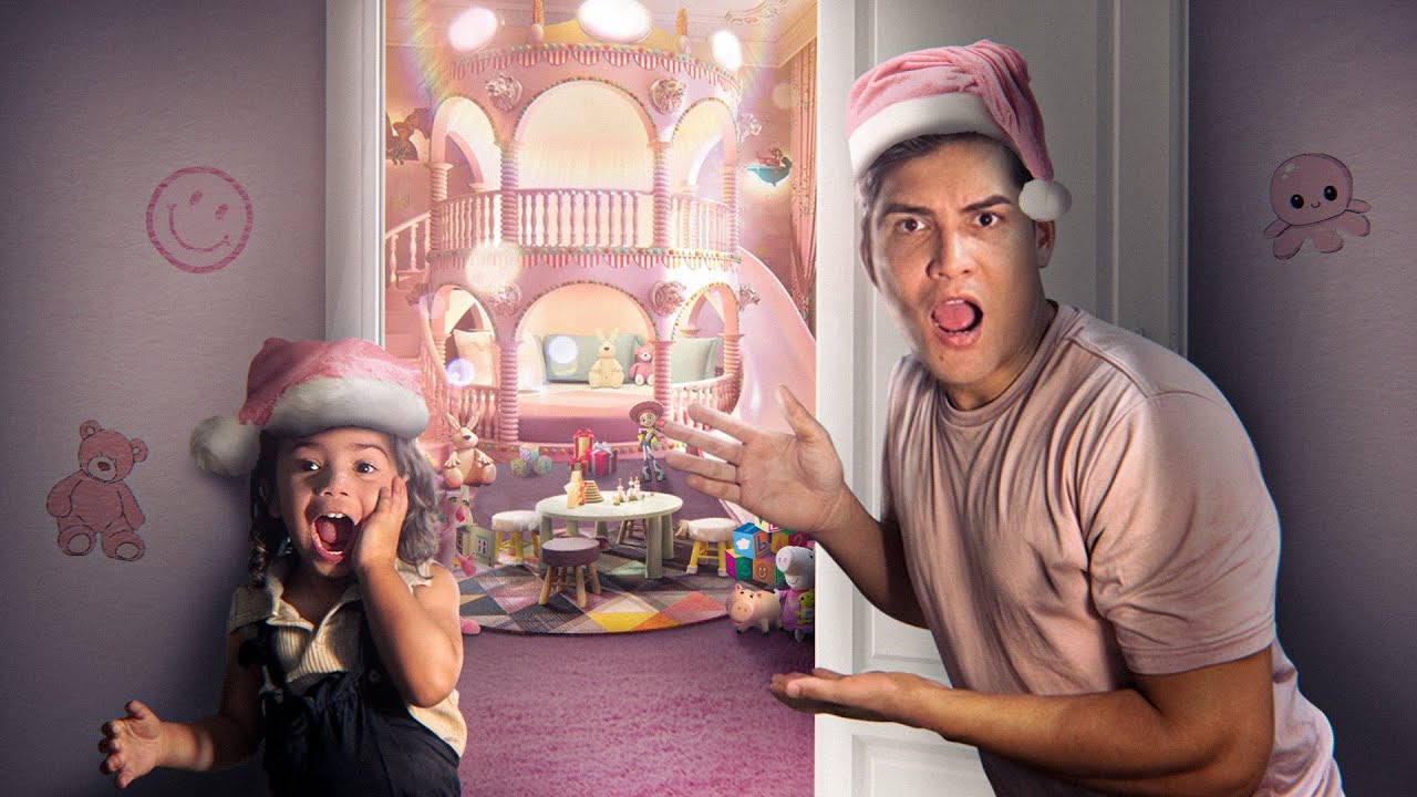 Eu construí um Quarto Secreto pra Heleninha e esse foi o resultado! 😱