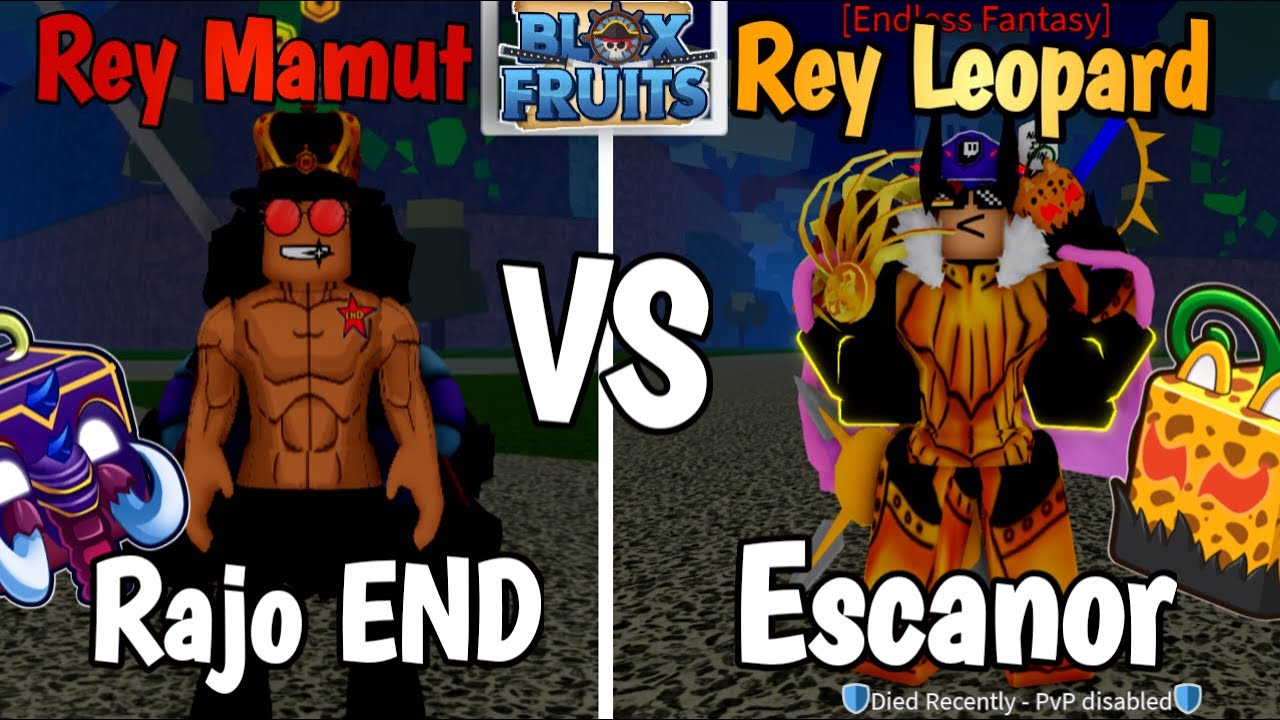 Rajo END vs Escanor - Fight of Kings 👑 (Blox Fruits)