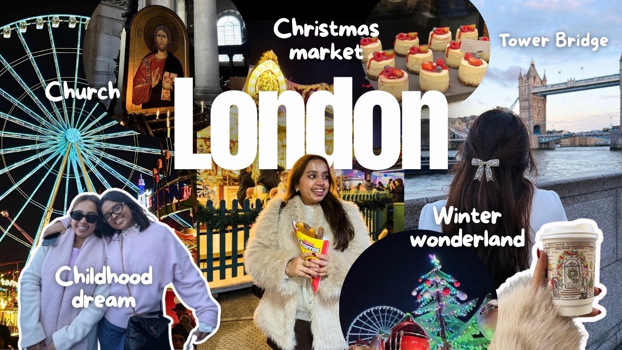 2 Indian girls in London 🧸 Crazy Christmas vibes💖