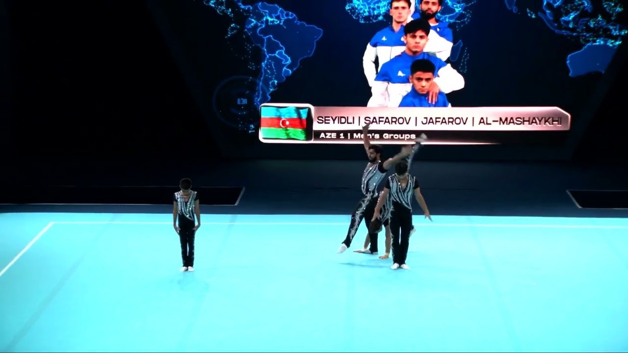 Azerbaijan (AZE) - 2024 Acrobatic Worlds, Guimaraes (POR) Balance Qualification  Men's Group
