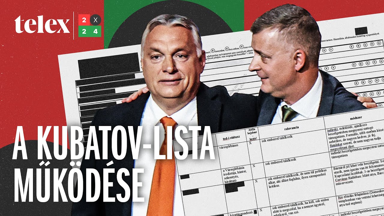 Bemutatjuk, hogyan működik a Kubatov-lista