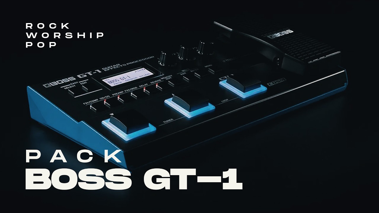 Presets Pack Boss GT-1 | VoxAC30 | Pop, Worship e Rock