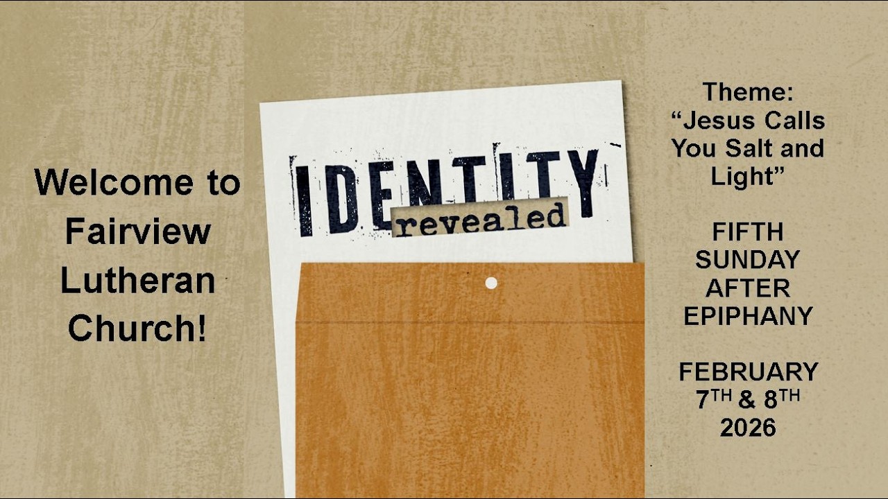 Identity Revealed - Jesus Calls You Salt and Light | Weekend Worship