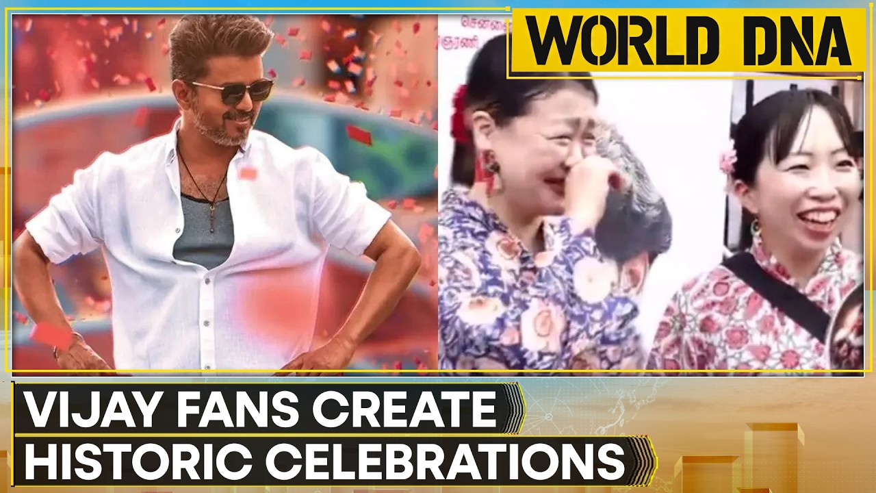 Vijay&rsquo;s Jana Nayagan Sparks Huge Fan Celebrations | Japanese Fans Add International Touch in Chennai