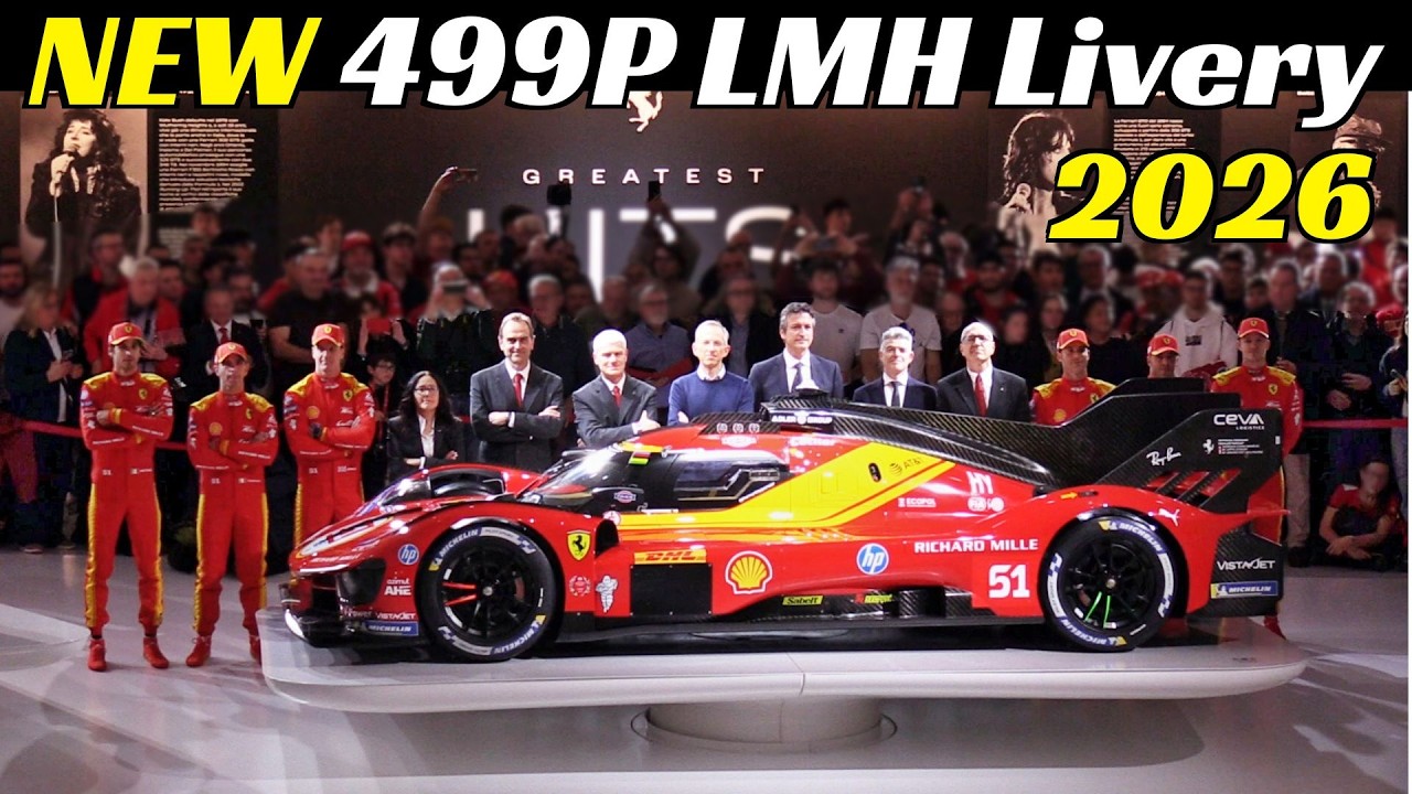 New 2026 Ferrari 499P LMH Livery Presentation, Museo Enzo Ferrari (MO), Italy - February 25, 2026