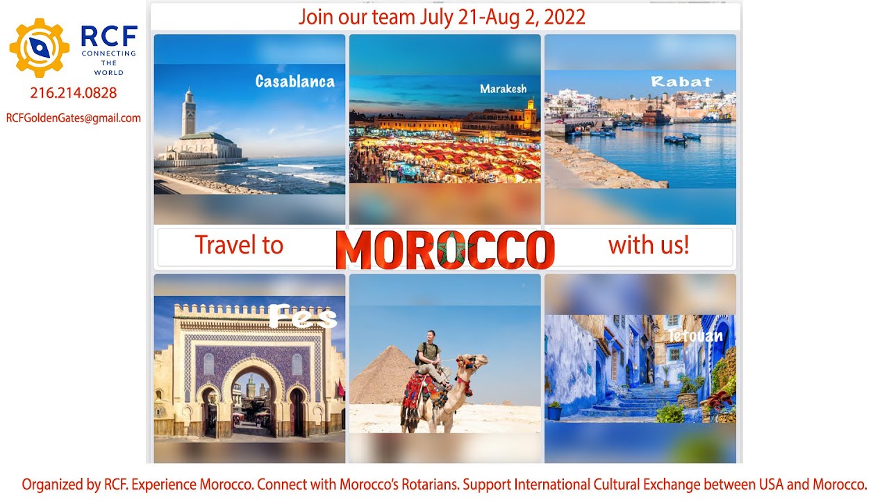 RCF Morocco Rotarian Trip 2022