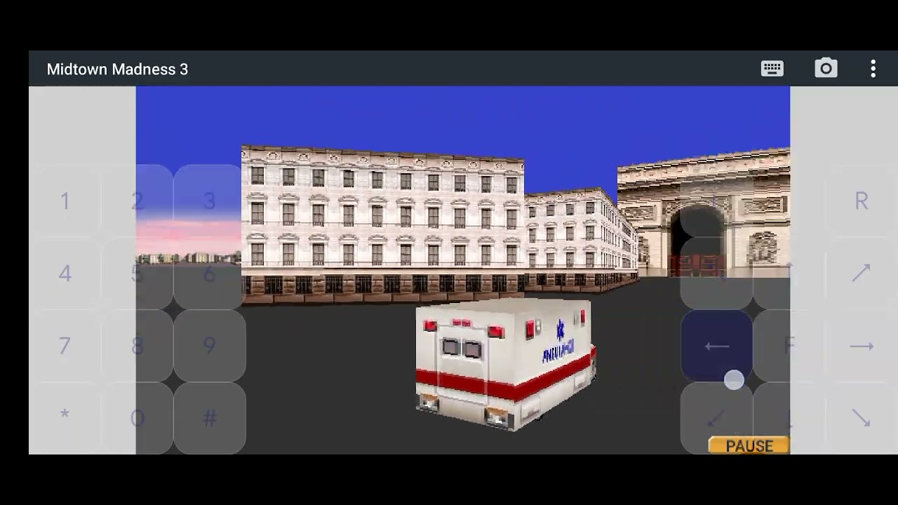Игра про скорую помощь в J2me Loader Midtown Madness 3