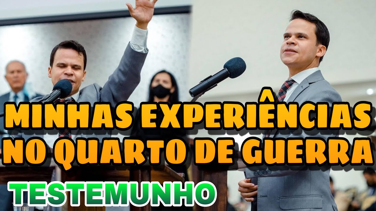 Testemunho “Minhas experiências no quarto de guerra” #elizeurodrigues
