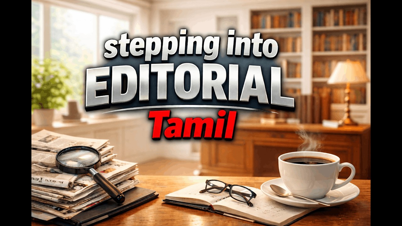 DAY 2- THE HINDU EDITORIAL ANALYSIS (தமிழில்)