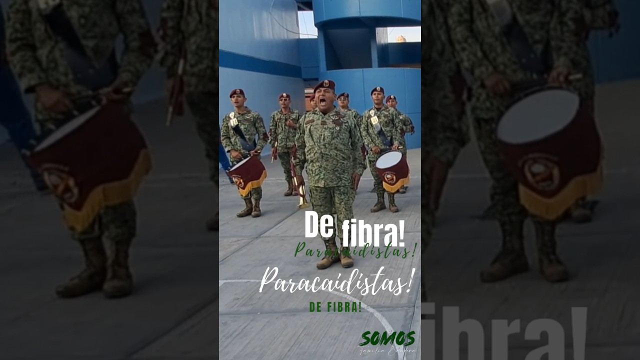 Arenga de la Brigada de Fusileros Paracaidistas! #bandadeguerra #bandadeguerram&eacute;xico #paracaidistas