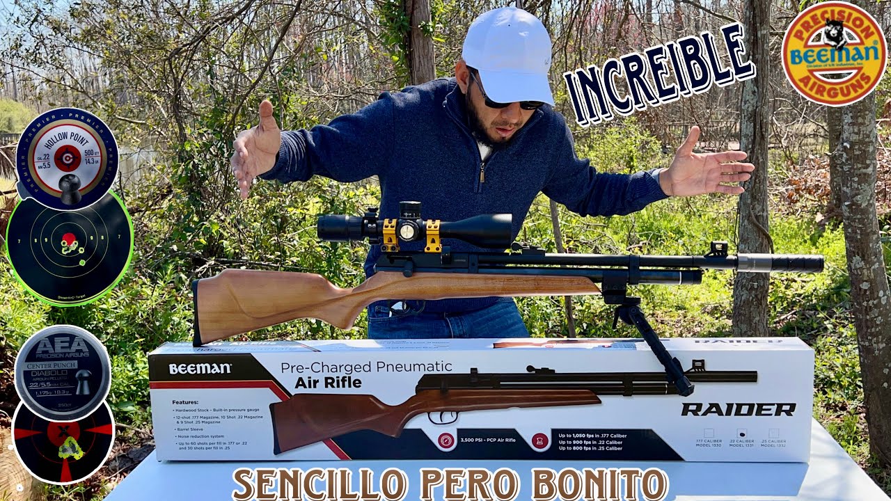 Beeman Raider .22 👉PCP Sencillo Muy Econ&oacute;mico Pero Bonito(unboxing & Review