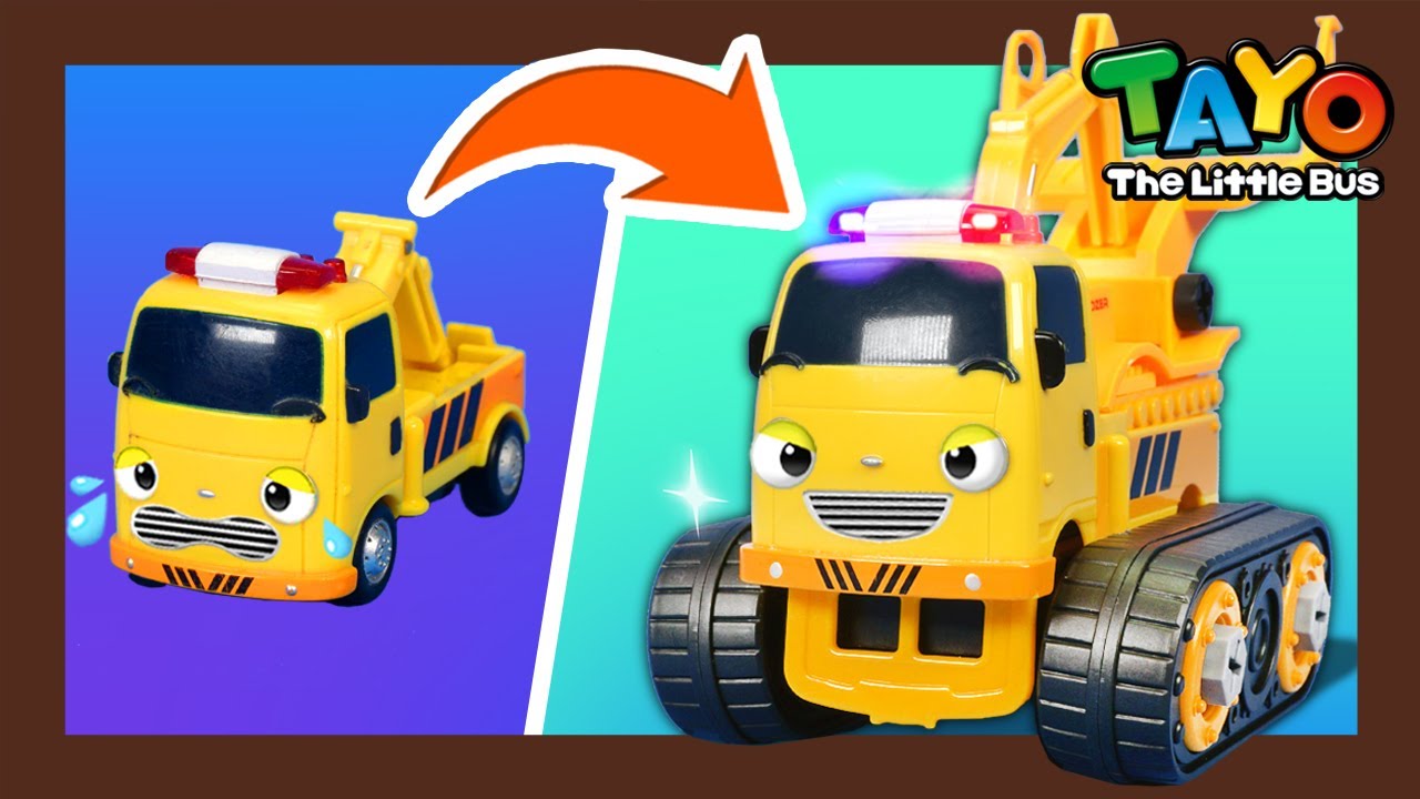 Toto the Tow Truck is Broken! | Tayo Autos Repair Play | Toys for Kids