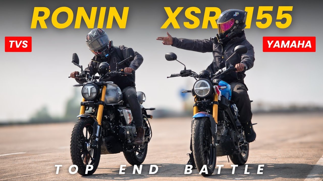 Yamaha XSR 155 vs TVS Ronin&ndash; Drag Race | Top-End Battle