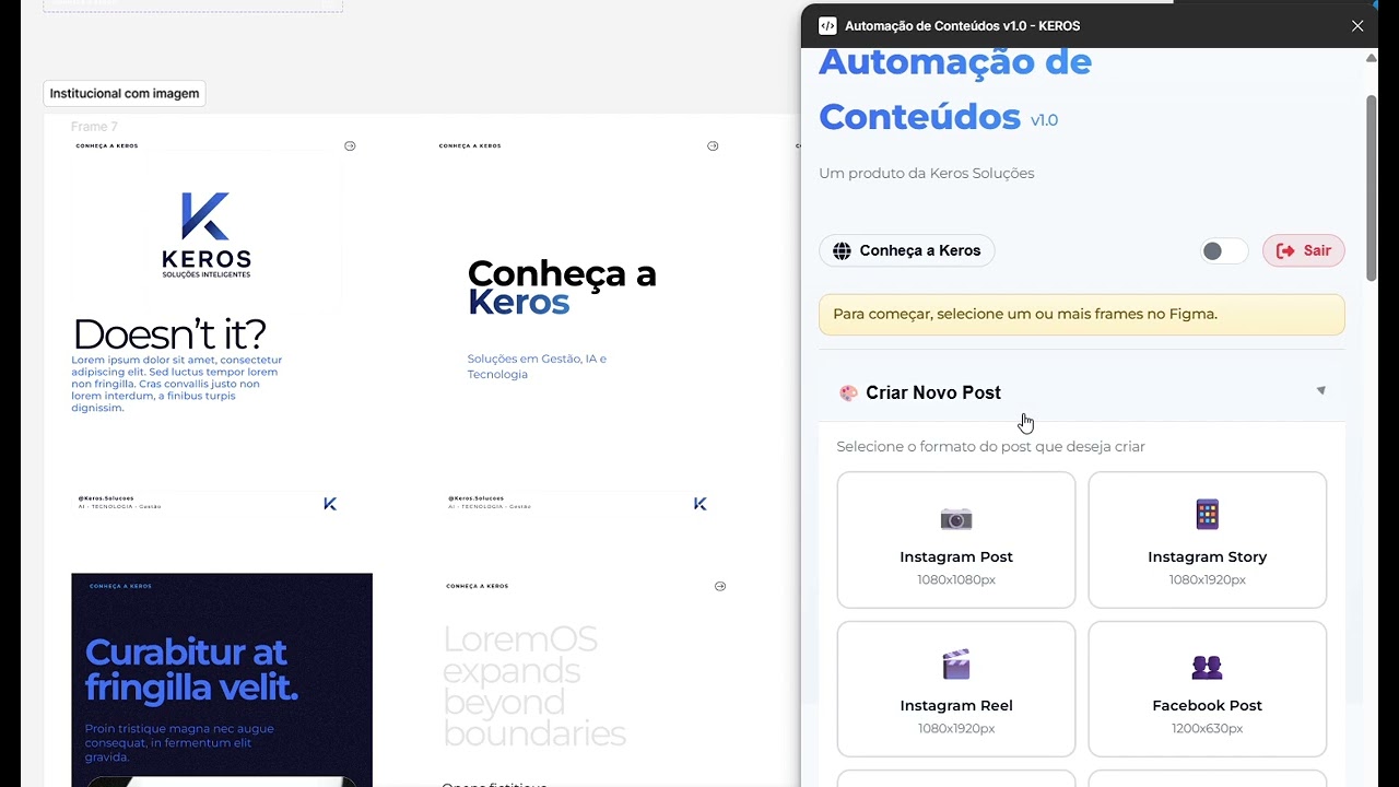 Keros - Automação de Social Media