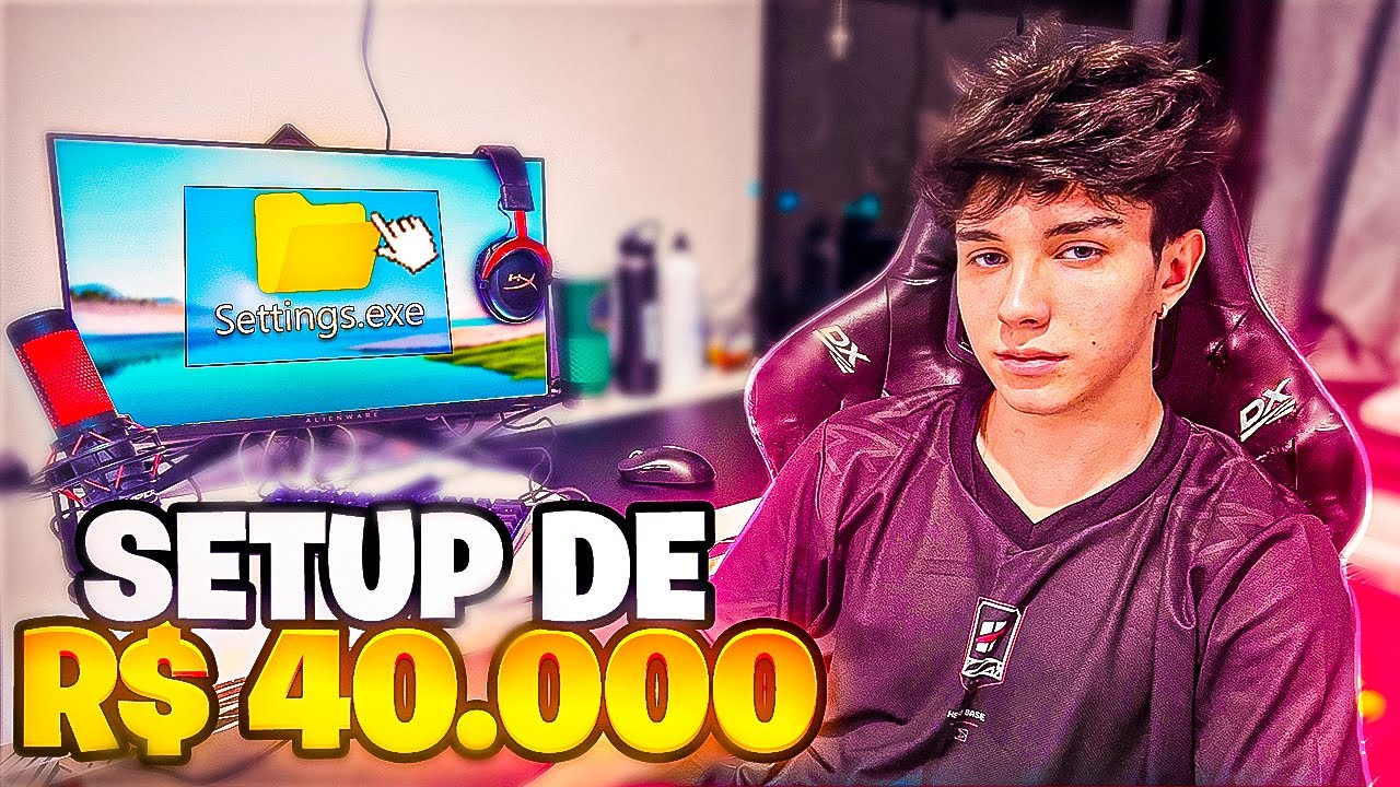 MEU SETUP GAMER DE R$ 40.000 e CONFIGURAÇÕES DO JOGO ATUALIZADAS 2024