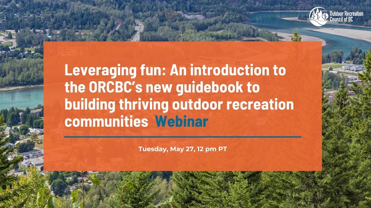 Webinar: Outdoor recreation for community and economic development
